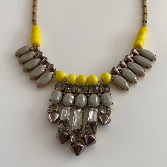J. Crew Crystal Spike Vivid Sun Necklace - Picture 3 of 3